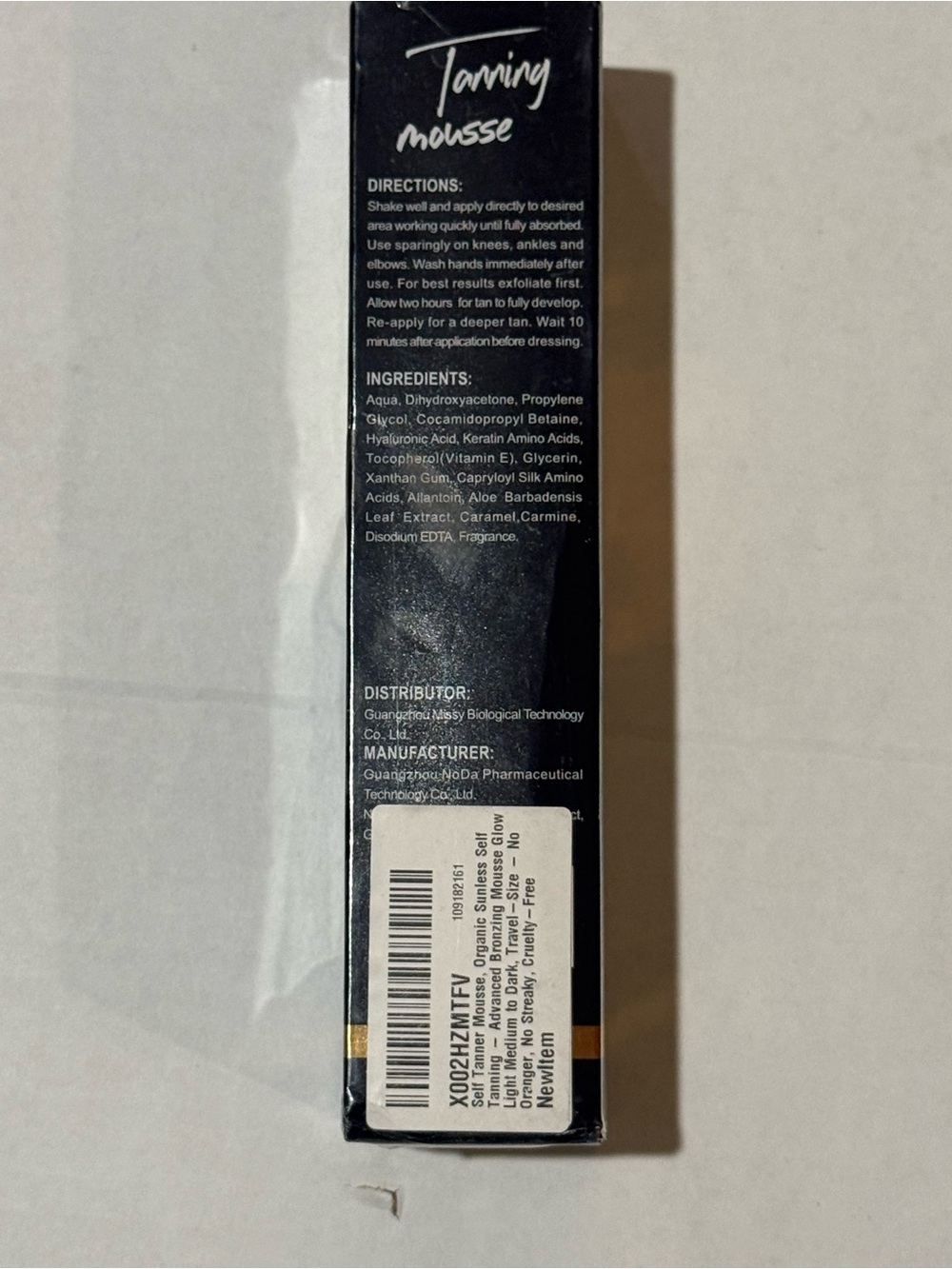Okostein Tanni Houss Organic Self Tanning Mousse Unused - Picture 3 of 5